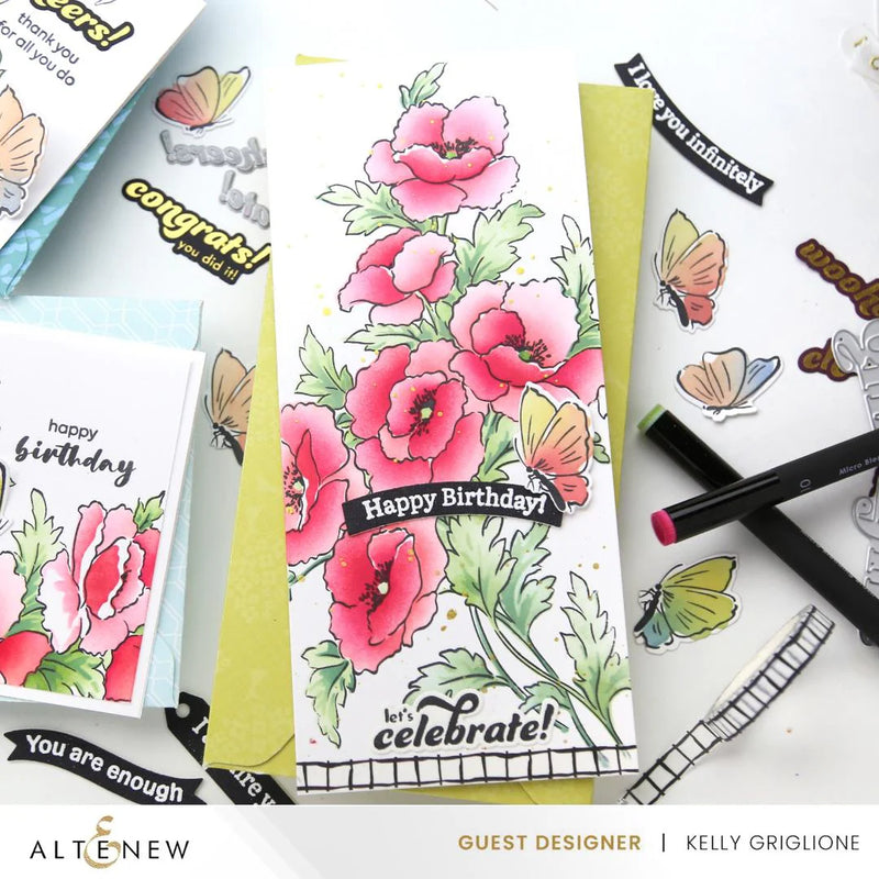 Altenew Celebration Sentiments Press Plate Set*