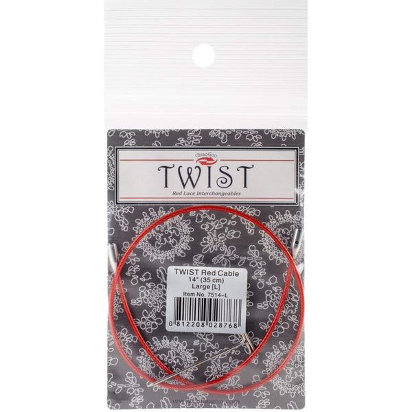 ChiaoGoo TWIST Red Cables 14" (35cm) - Large