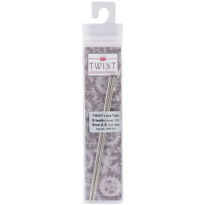 ChiaoGoo TWIST Stainless Steel Lace Tip - 5" (13cm) [S] US 2.5 (3mm)