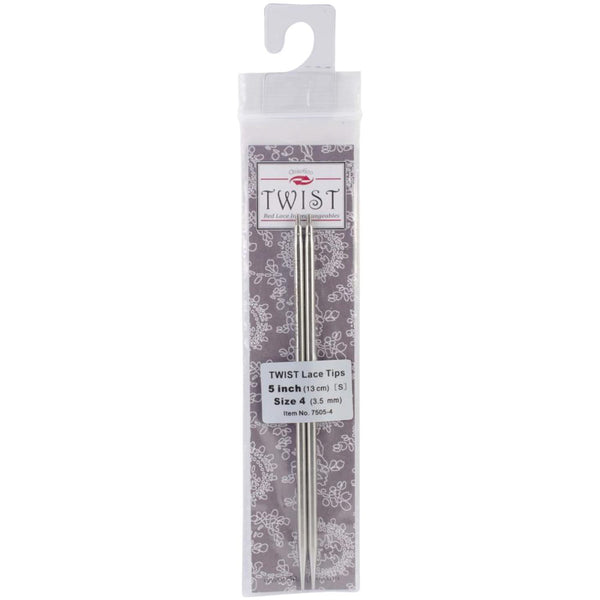 ChiaoGoo TWIST Stainless Steel Lace Tip - 5" (13cm) [S] US 4 (3.5mm)