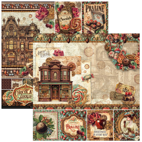 Ciao Bella 12" x 12" Paper Pad - The Chocolate Factory