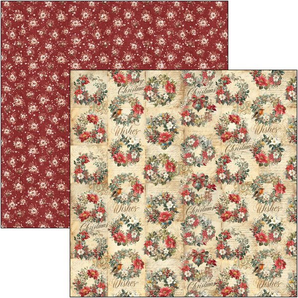 Ciao Bella 12" x 12" Patterns Pad - Merry & Bright