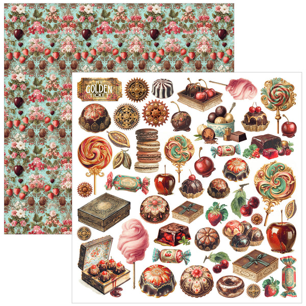 Ciao Bella 12" x 12" Patterns Pad - The Chocolate Factory