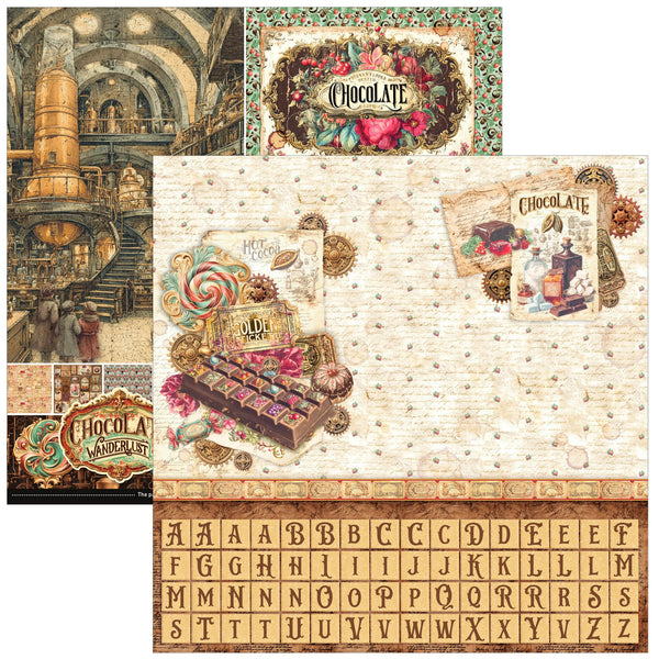 Ciao Bella 12" x 12" Patterns Pad - The Chocolate Factory
