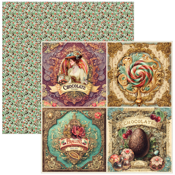 Ciao Bella 12" x 12" Patterns Pad - The Chocolate Factory