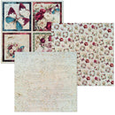 Ciao Bella 6" x 6" Deluxe Paper & Vellum Dual Pack - Bohemian Burgundy