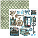 Ciao Bella 6" x 6" Fussy Cut Pad - Bohemian Burgundy