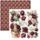 Ciao Bella 6" x 6" Fussy Cut Pad - Bohemian Burgundy