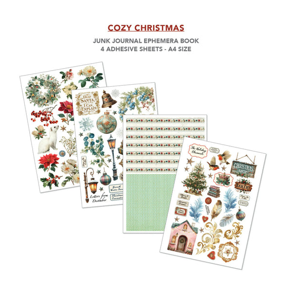 Ciao Bella A4 Junk Journal Ephemera Book - Cozy Christmas