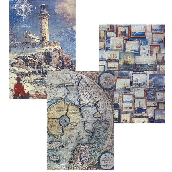 Ciao Bella A4 Deluxe Paper Silver & Vellum Dual Pack - An Artist Journey