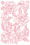 Crafter's Companion Sara Signature Floral Elegance 2D Embossing Folder 4"X6" Floral Delight
