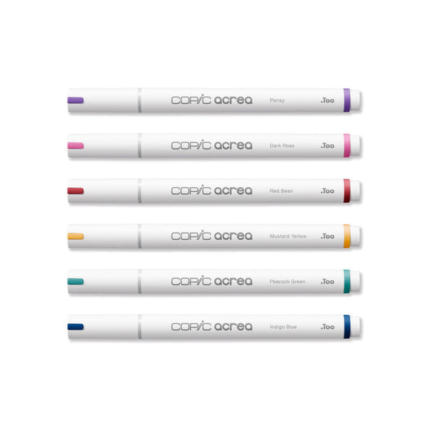Copic Acrea Paint Markers Set of 6 - Deep