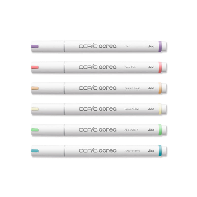 Copic Acrea Paint Markers Set of 6 - Light