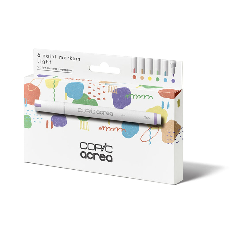 Copic Acrea Paint Markers Set of 6 - Light
