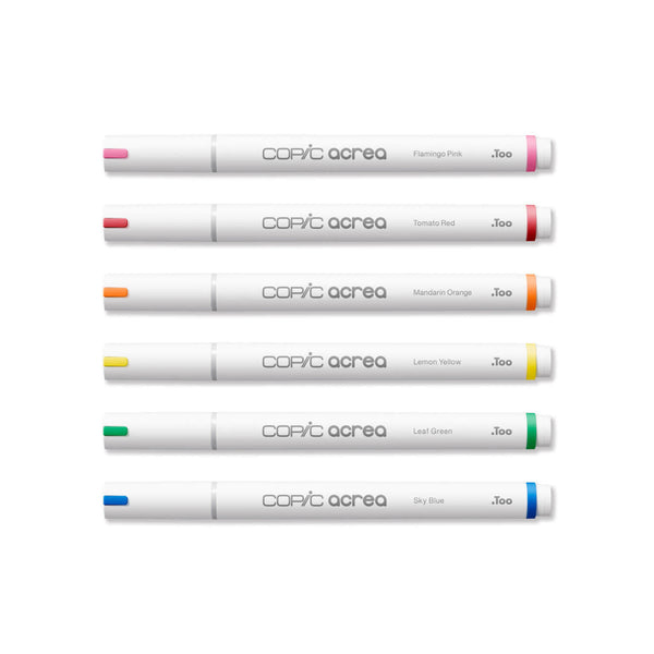 Copic Acrea Paint Markers Set of 6 - Vivid