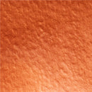A close-up texture swatch of a warm, textured orange material, resembling orange paper or fabric.