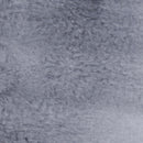 A close-up texture shot of a soft, fuzzy gray fabric or faux fur material.