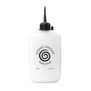 A white squeeze bottle with a black pointed cap and black printed text reading 'COSMIC SHIMMER' and 'FLUFFY STUFF' on the front, shown on a plain white background.
