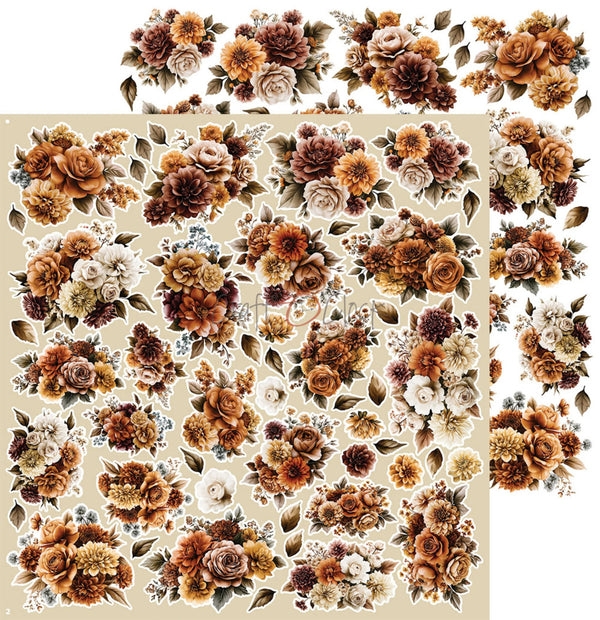 Craft O'Clock Creative Shades Of Nature Extras Set - Flowers