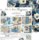 A product cover for a craft paper set titled "Mr. & Mrs.