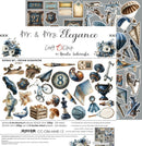 A decorative sticker or decoupage sheet titled "Mr. & Mrs.