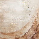 Vintage-style beige and brown textured background with faint script, film-strip graphics along the right side, scattered gold glitter dots, and a visible CraftGlitch watermark across the center.