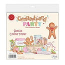 Gingerbread Party Special Cookie Tester clear photopolymer stamps in retail packaging, featuring gingerbread-themed illustrations and the brand name 'Lulu' in the bottom right corner.