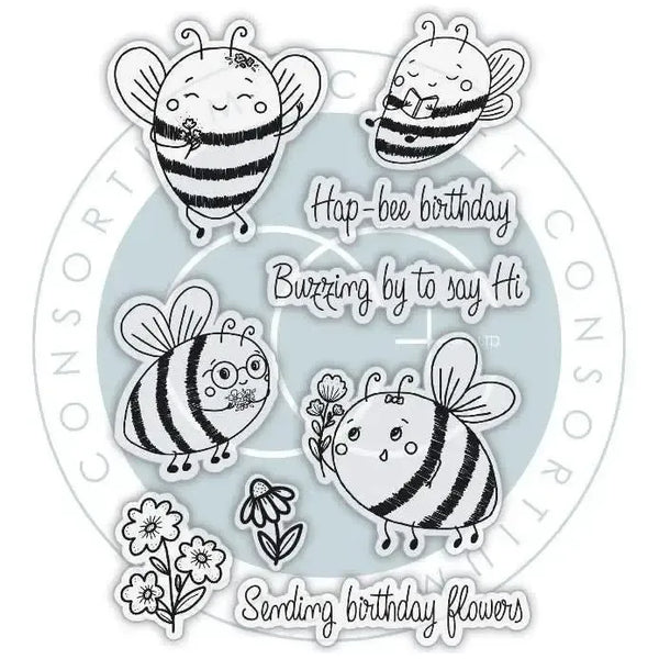 Craft Consortium Photopolymer Clear Stamp Set Buzzing