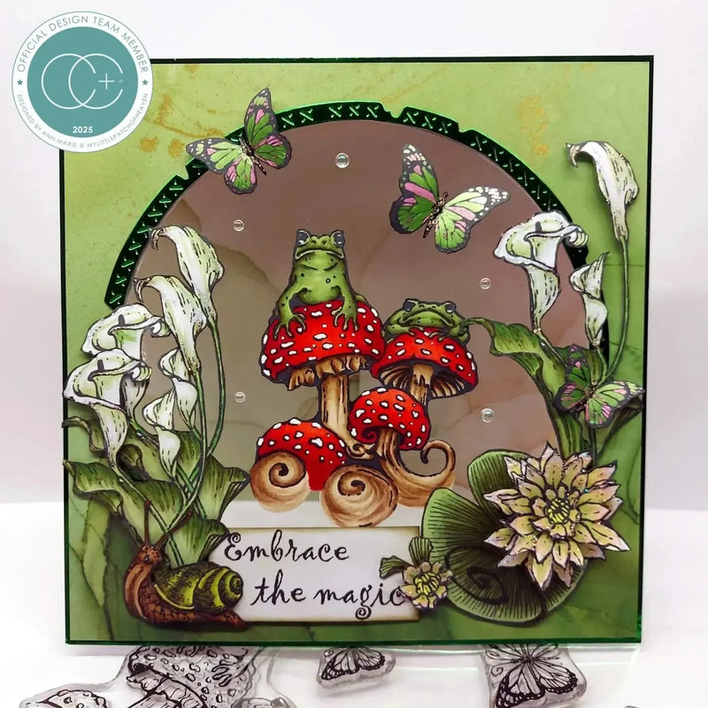 Craft Consortium Faeries Photopolymer Stamp Set Arumlillies
