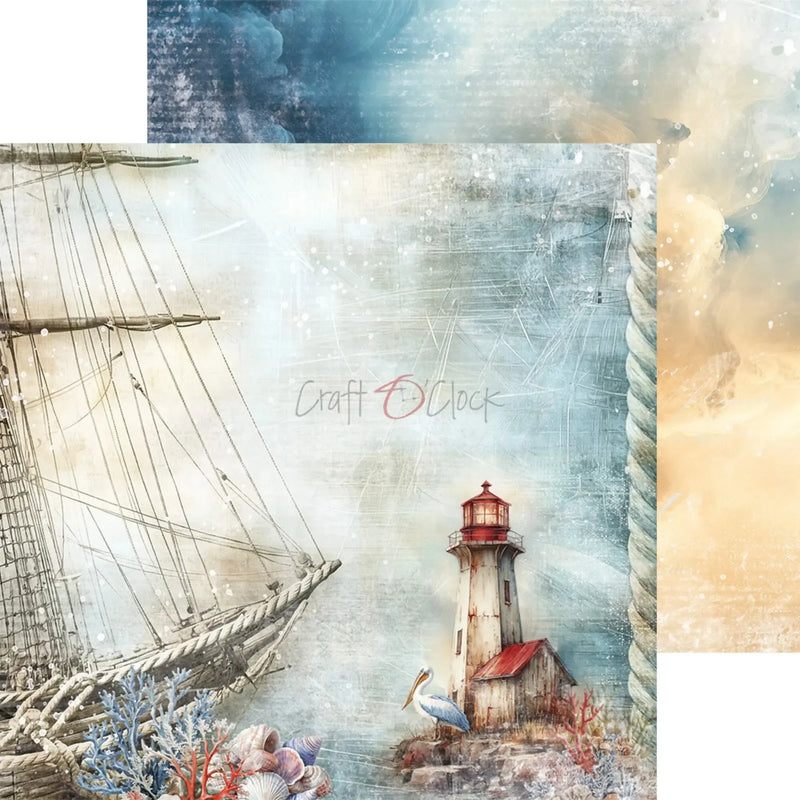 Craft O'Clock Emerald Tales 8"x8" Paper Set