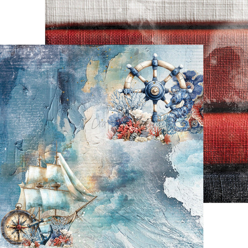 Craft O'Clock Emerald Tales 8"x8" Paper Set