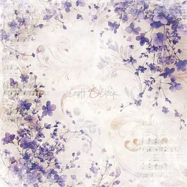 Craft O'Clock Heritage Whispers 8"x8" Paper Set