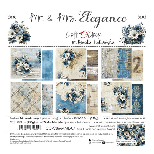 Product packaging and contents preview for Craft by Clock 'Mr. & Mrs.