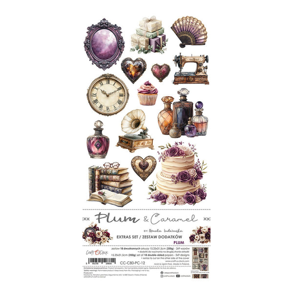 Craft O'Clock Plum & Caramel Extras Set - Plum