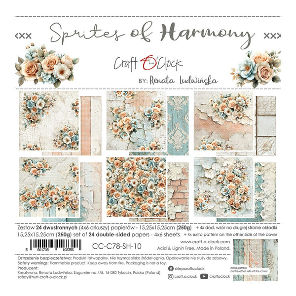Craft O'Clock Sprites of Harmony 6"x6" Paper Set