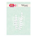 Craft & Your Design dies featuring two white leafy branch die-cut shapes on a light mint green backing card with the brand logo at the top.