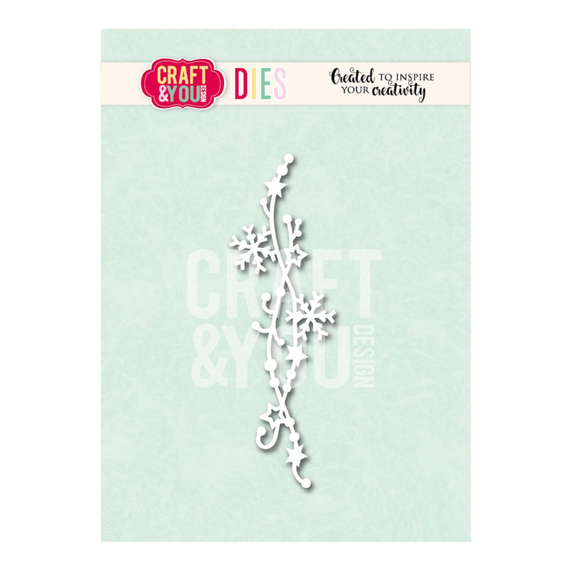 Craft & You Design Cutting Dies by Magda - Winter Hanging Strip