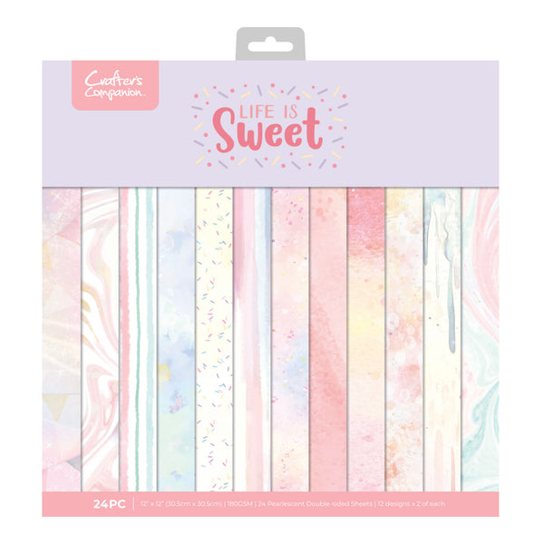 Crafter's Companion 12" x 12" Paper Pad - Life is Sweet