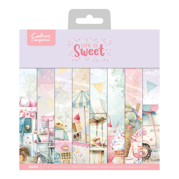Crafter's Companion 6" x 6" Paper Pad - Life is Sweet