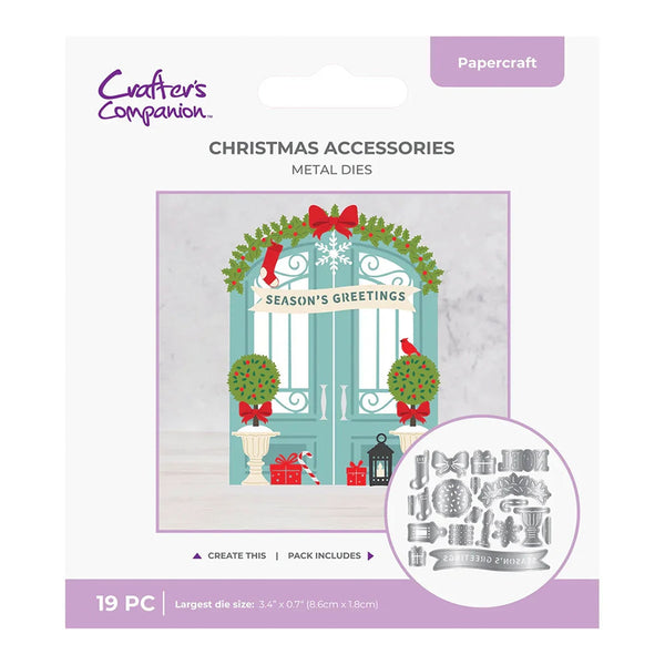 Crafter‚Äö√Ñ√¥s Companion Metal Die Set - Christmas Accessories
