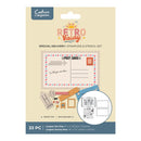 Crafter's Companion Retro Vacay Stamp, Die & Stencil Set - Special Delivery