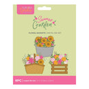 Crafter's Companion Summer Garden Metal Die Set - Floral Baskets