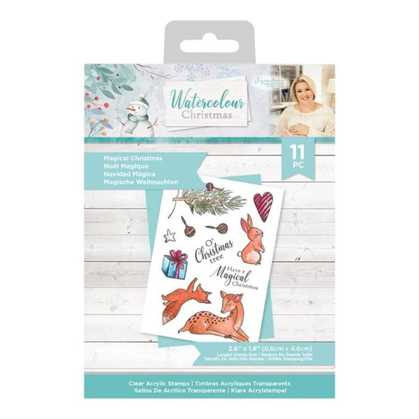 Crafter‚Äôs Companion Watercolour Christmas Clear Stamp - Magical Christmas
