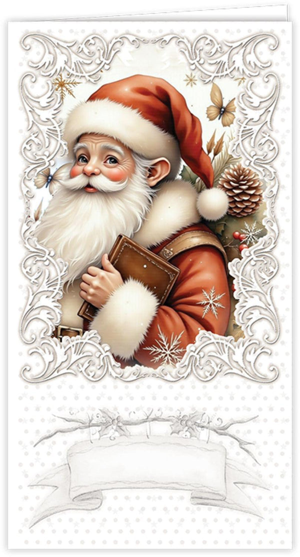 Creatief Art Vintage Santa Claus Card Kit