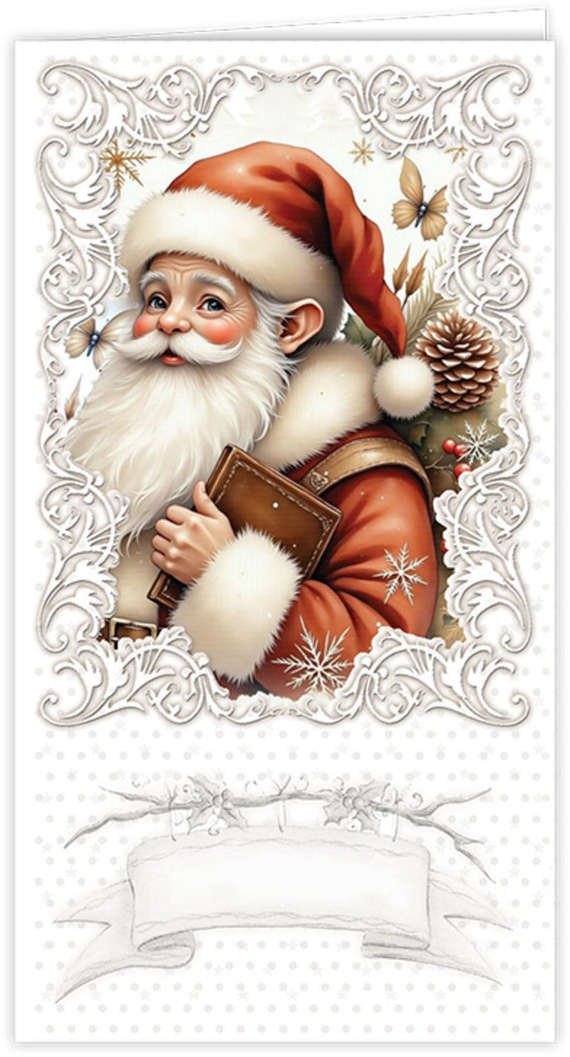 Creatief Art Vintage Santa Claus Card Kit