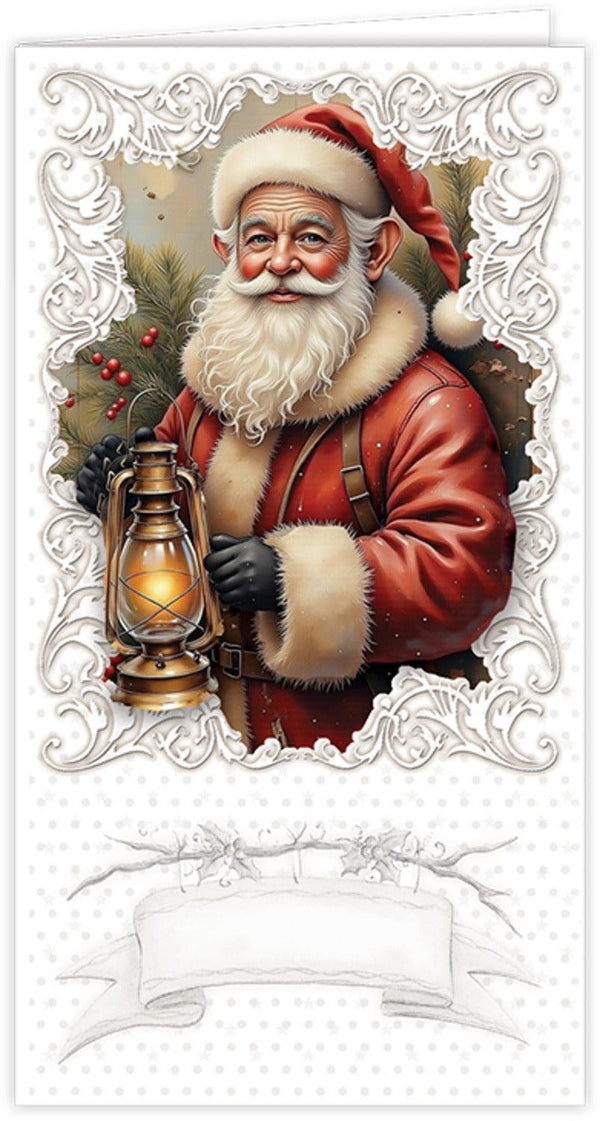 Creatief Art Vintage Santa Claus Card Kit