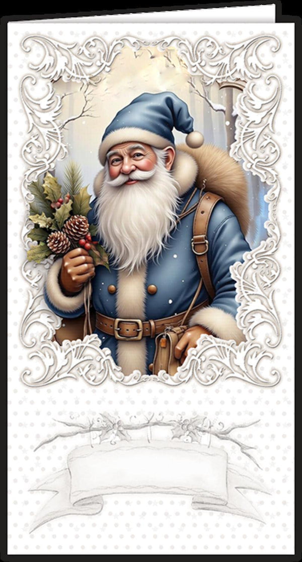 Creatief Art Vintage Santa Claus Card Kit