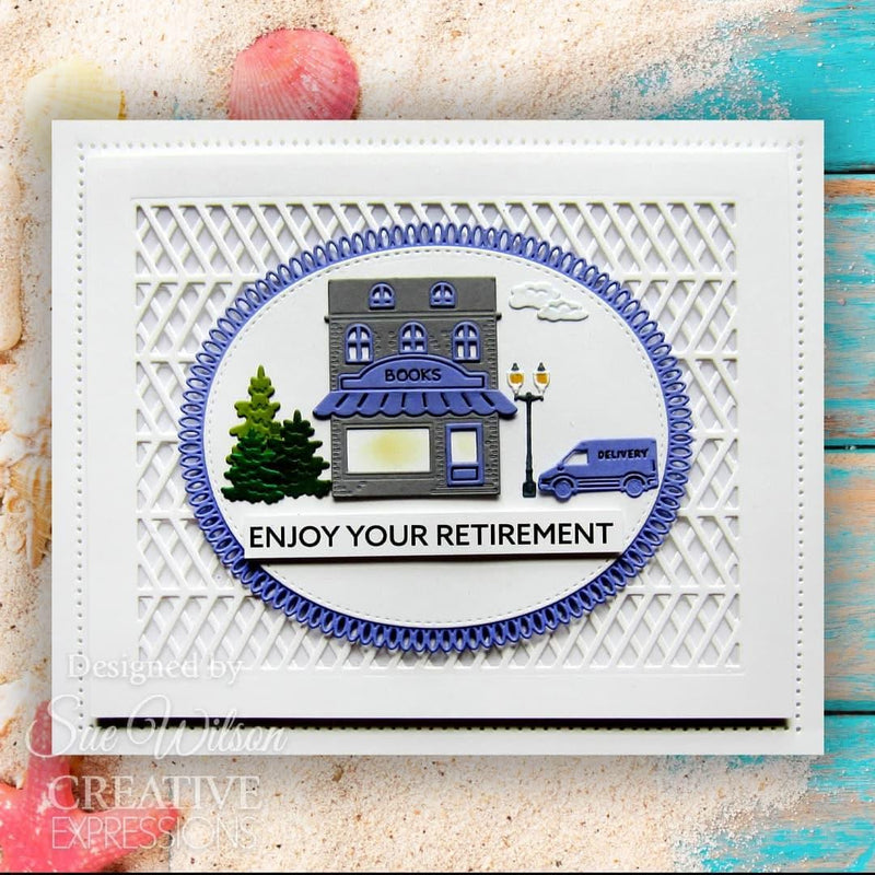 Creative Expressions Craft Dies By Sue Wilson Miniature Village Bookshop