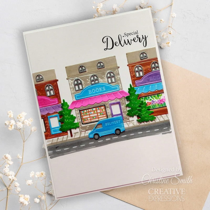 Creative Expressions Craft Dies By Sue Wilson Miniature Village Bookshop