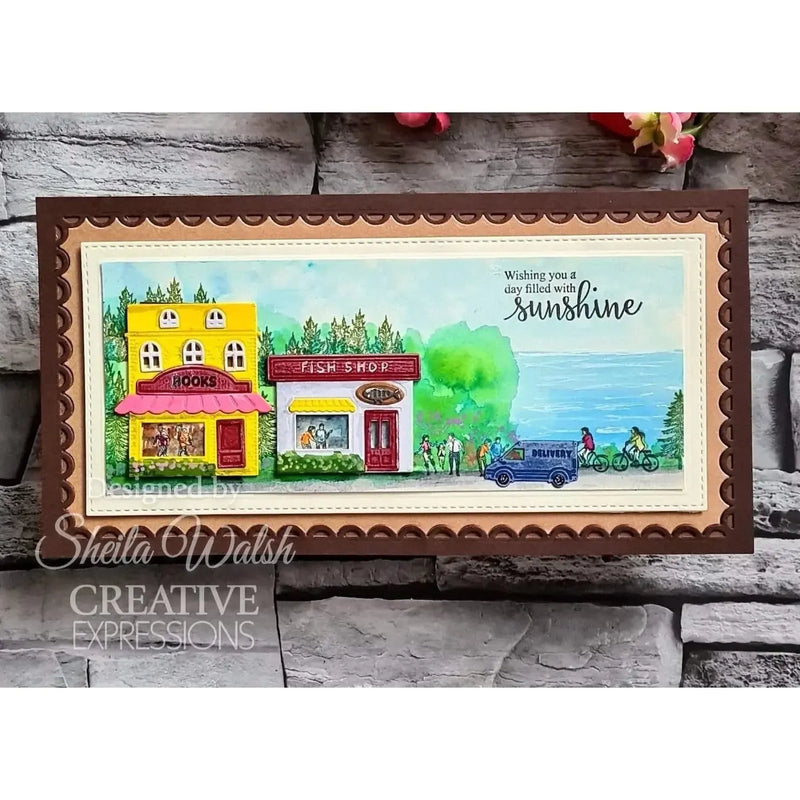 Creative Expressions Craft Dies By Sue Wilson Miniature Village Bookshop